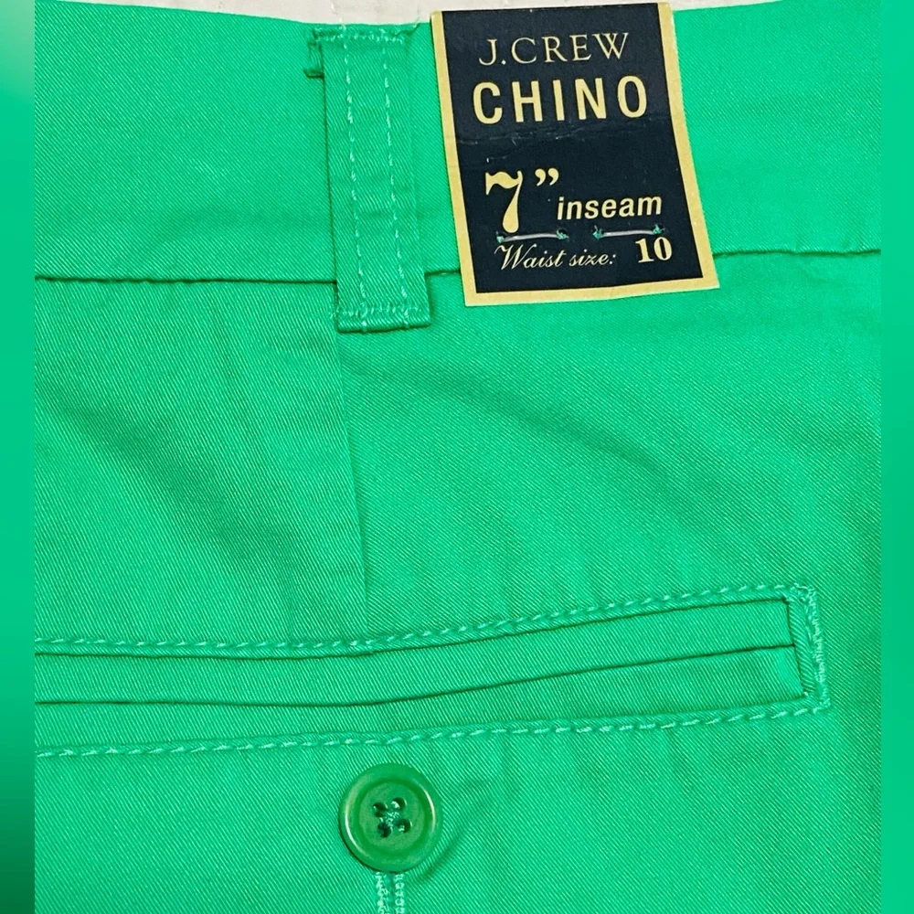 J. Crew chino 7” Women's Green shorts - Picture 4 of 7